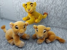 Disney Lion King Simba Nala Jungle Pride Bundle 12" Plush Stuffed Toy Lot Of 3