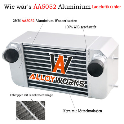 Ladeluftkühler 115mm Für 300TDi Land Rover1989-01 Discovery 1 /Defender 2.5 TDi