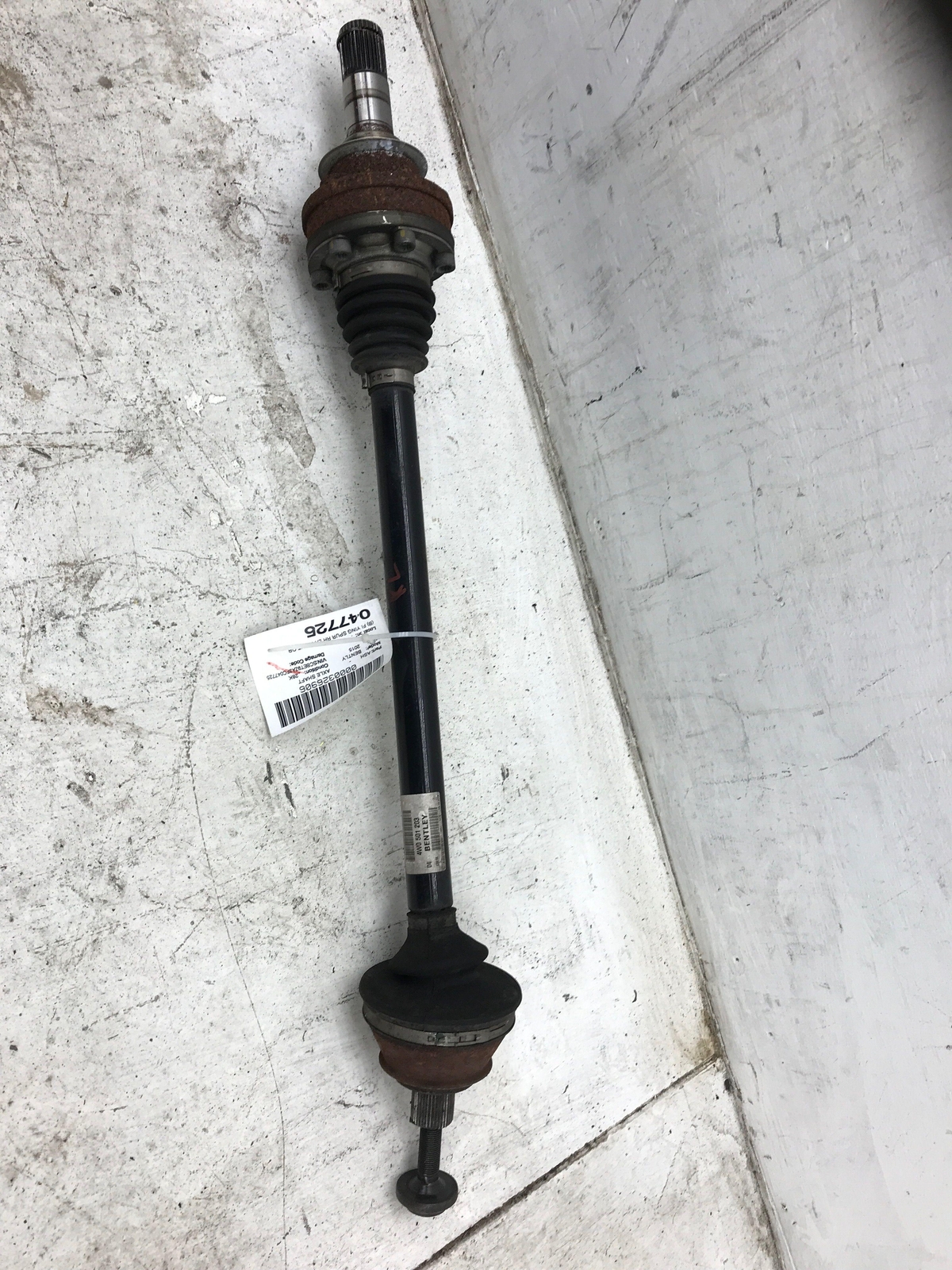 2013 - 2019 BENTLEY FLYING SPUR RH OR LH REAR CV AXLE SHAFT *28K* 4W0501203 OEM