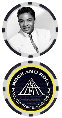 JACKIE WILSON - ROCK AND ROLL HALL OF FAMER - COLLECTIBLE POKER CHIP