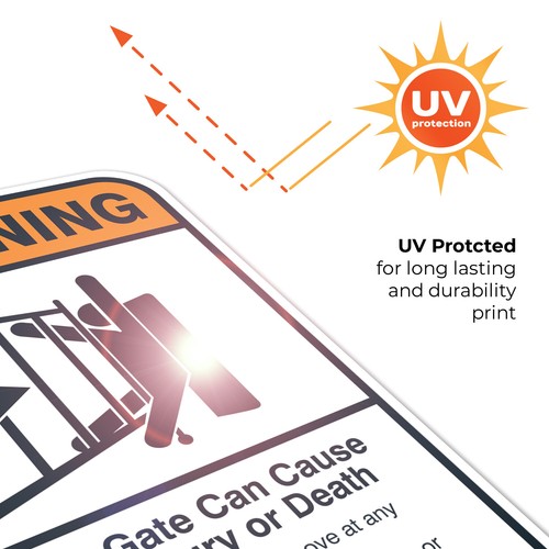 Moving Gate Sign, Moving Gate Can Cause Serious Injury or Death - Picture 32 of 85