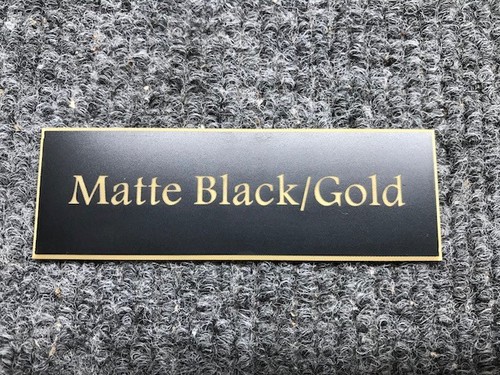 Name Tag/Badge 1" x 3" FREE Engraving w/Magnetic or Pin Back - Picture 4 of 10