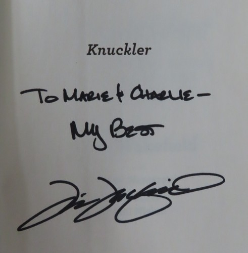 TIM WAKEFIELD signed KNUCKLER Boston Red Sox Book WORLD SERIES 2004 - 07 MARIE - Picture 2 of 3