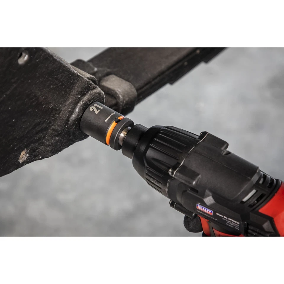 Sealey Impact Socket Set 1/2"Sq Drive 34pc Colour Coded - AK5635M - Image 4 of 4