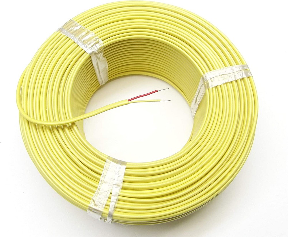 AWG 24 K-Type Thermocouple Solid Wire Vinyl PVC Insulation 110 Yard Roll Spool