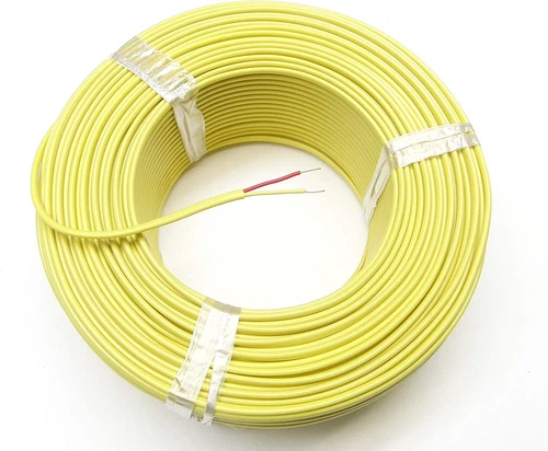 AWG 24 K-Type Thermocouple Solid Wire Vinyl PVC Insulation 50 Yard Roll Spool 