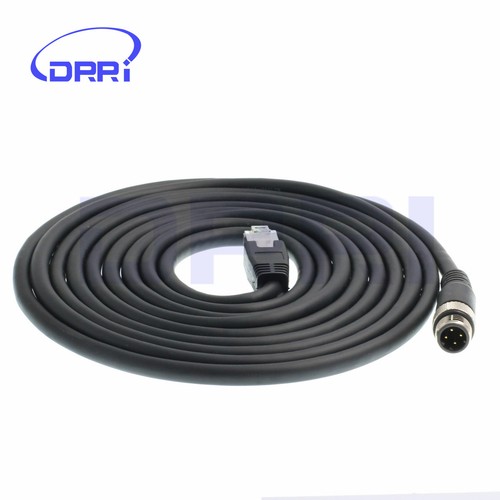 M12 4pin D-code male to RJ45 Ethernet connector CAT6 Shielded cable Assembly - 第 1/5 張圖片