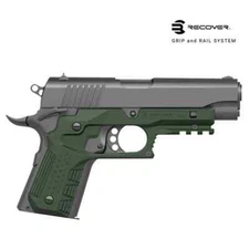 Recover Tactical Compact 1911 Grip&Rail System,No Modification needed CC3C Green
