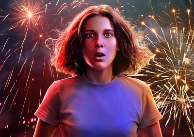 Kleines A6 Stranger Things Poster (nagelneu)