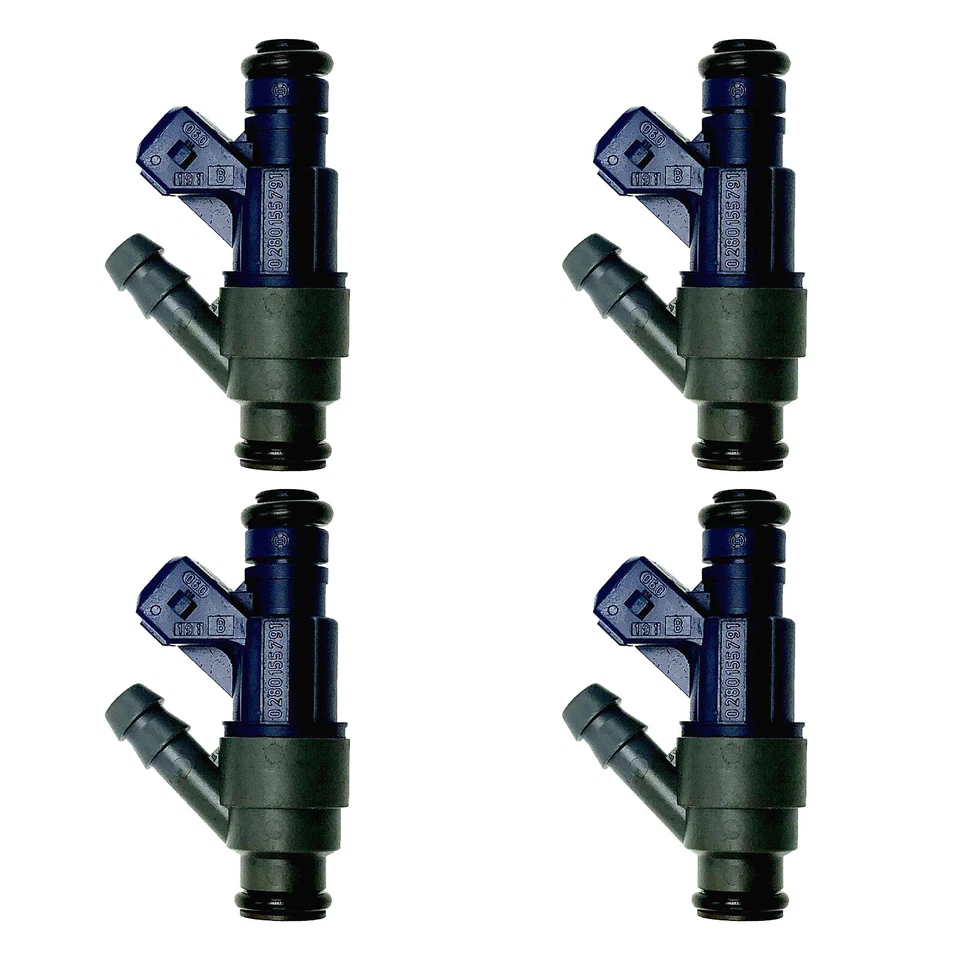 Inyectores de combustible 4 piezas para Volkswagen Jetta Golf Beetle 1998 1999 2000 2,0 L l4 NUEVO Foto 2 de 4