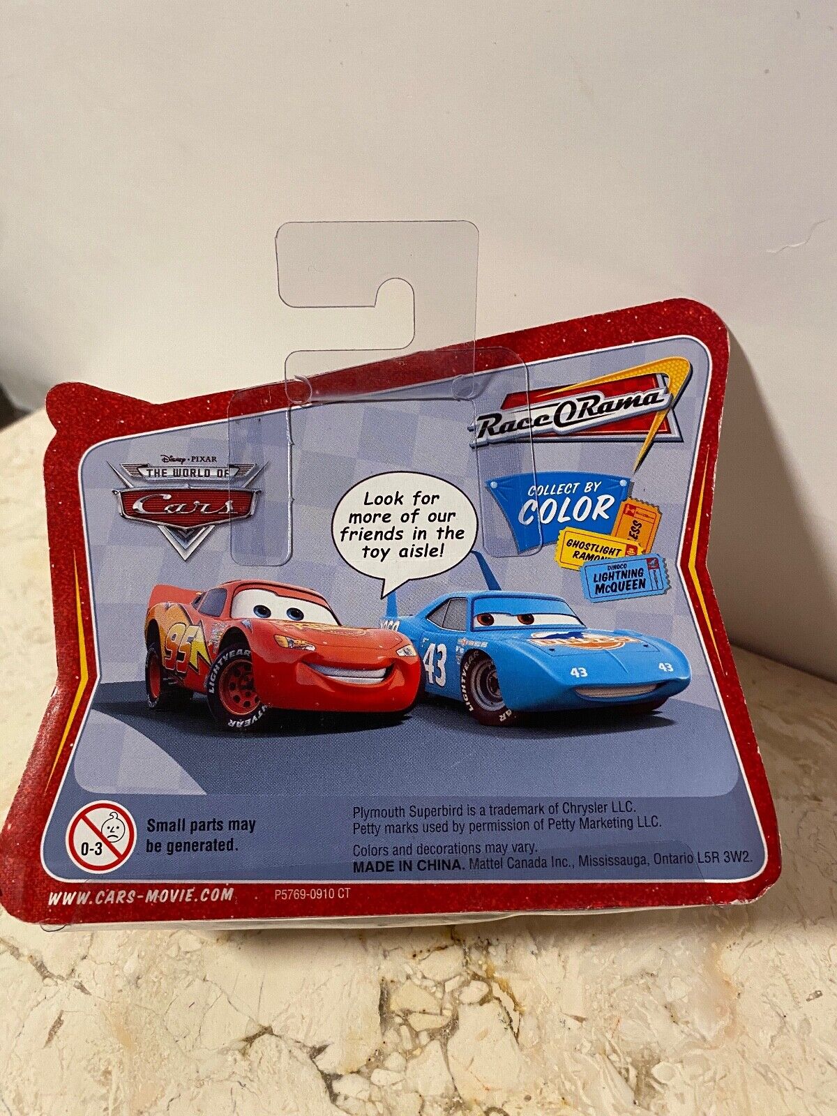 The World of Cars Race O Rama Patti 2009 Disney Pixar M5440 NRFB - We-R-Toys