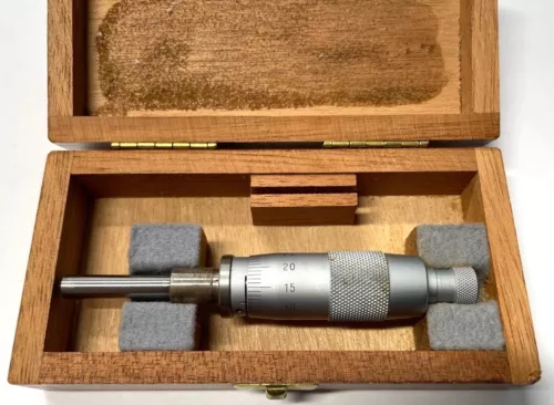Brown & Sharpe TESA 72.115943 Etalon 266 Micrometer Head, 0-25mm Range, 0.002mm