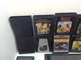 Atari 2600 Woodgrain 4 Switch System 18 Games NO CONTROLS OR CABLES UNTESTED