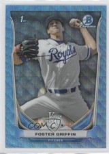 2014 Bowman Draft Chrome Blue Wave Refractor Foster Griffin #CDP24 h3a