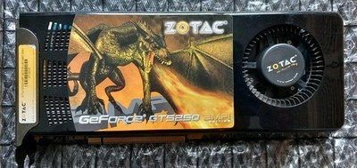 Zotac Nvidia GeForce GTS 250 AMP Edition 1 GB GDDR3 PCI-E 2.0