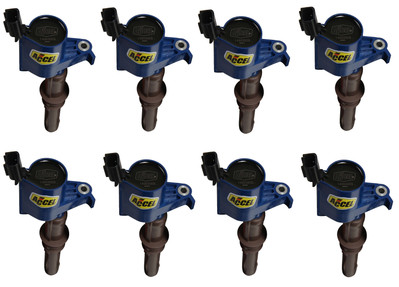 ACCEL 140033EB-8 SuperCoil Ignition Coil - Blue, 8-Pack