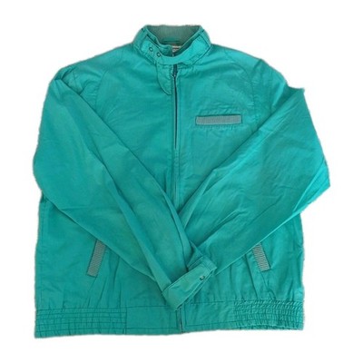 Vintage Campus Esprit Men's Lightweight Bomber Jacket Style Green Size Medium