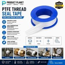 Teflon Tape Pipe Thread Seal Raw Material Teflon Plumber Seal PTFE Water Air Gas