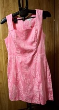 Lilly Pulitzer Pink Kalinara Stretch Romper Sz 4 NWT