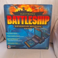 Vintage Electronic Battleship Advanced Mission Game - Hasbro - Tested Working