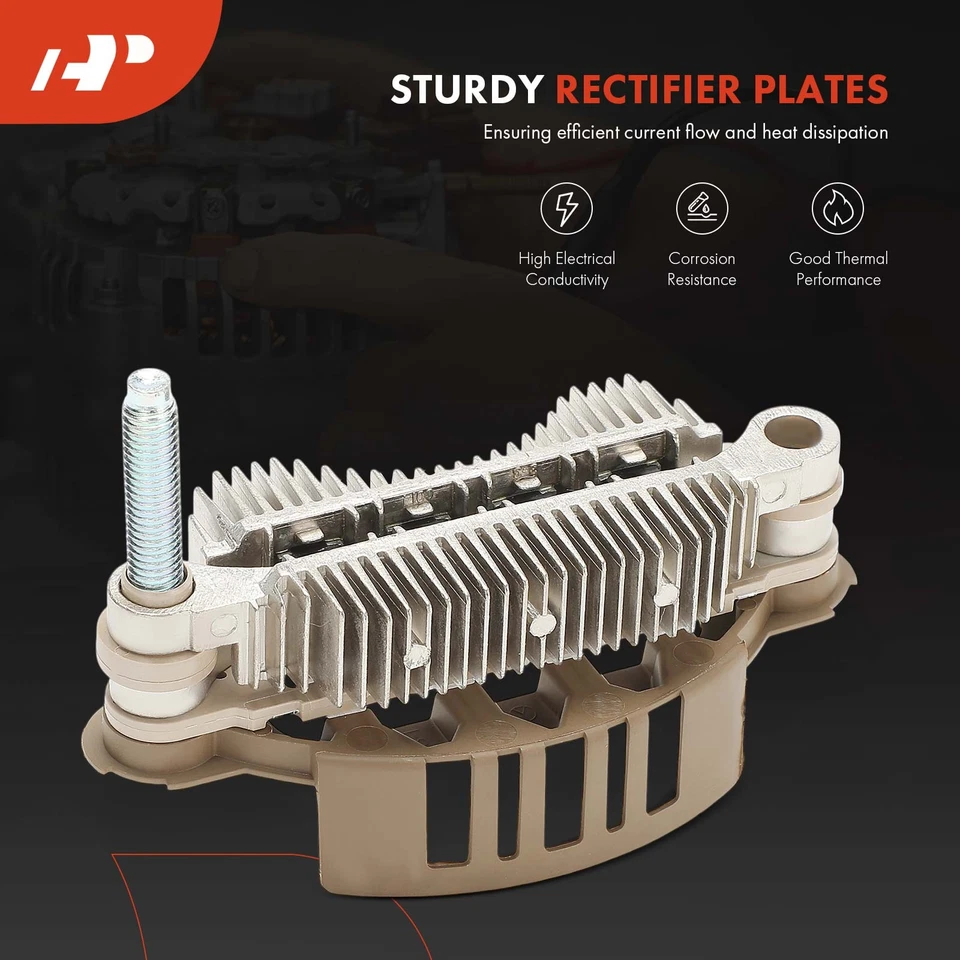 Diodo rectificador alternador A-Premium para Nissan Pathfinder INFINITI Pontiac GTO Foto 4 de 4