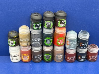 18 Citadel Farben Contrast + Shades + Technicals für Warhammer 5