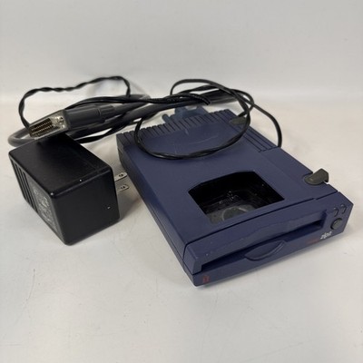 Iomega Zip 100 External External Drive Z100P2 w/Power Supply 4 PARTS/REPAIR READ
