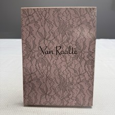 3 Vtg 50s Van Raalte Nines Platinum 9M Nylon Stockings Seams New Box Thigh High