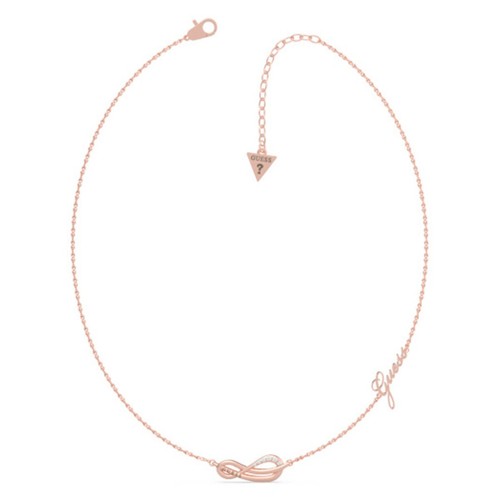 Collier Choker Guess UBN84039 - Noir Et Argent - Femme - Neuf Avec étiquettes - Bijou Tendance