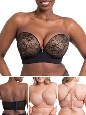 Curvy Kate Hey Girls SuperPlunge Strapless Bra Underwired Multiway Lingerie