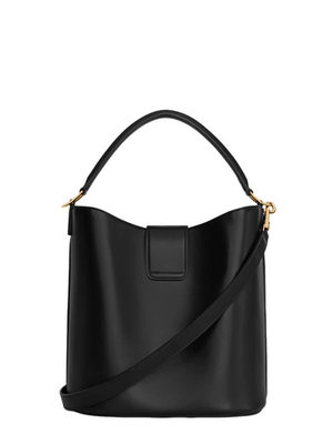CELINE Louise Medium $3400 Black Bucket Bag New | eBay