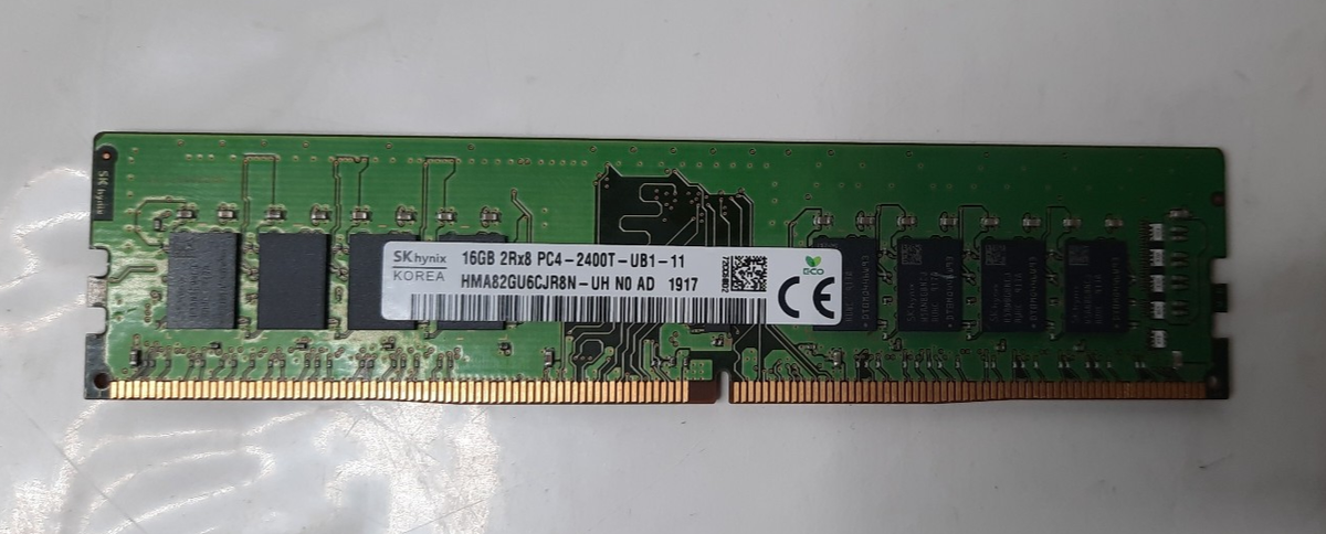 SK Hynix 16GB DDR4 2400 RAM 2Rx8 PC4-2400T-UB1-11 HMA82GU6AFR8N-UH
