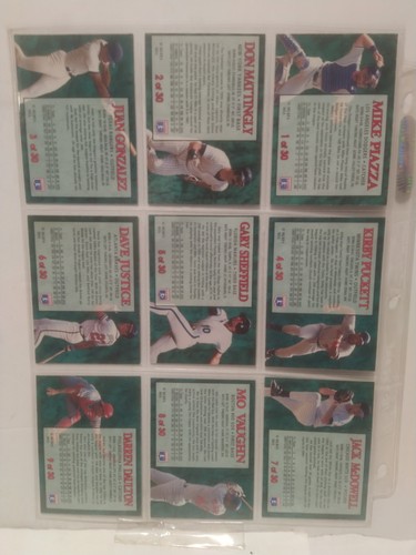 1993 Post Baseball Cards Complete Set 30 Cards with Nolan Ryan and MLB - Picture 2 of 8
