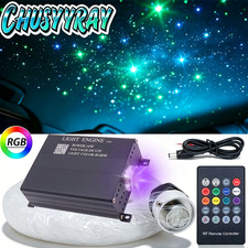 12V DIY Audio Fiber Optic Star Light kit For Car Headliner Roof Ceiling Lights