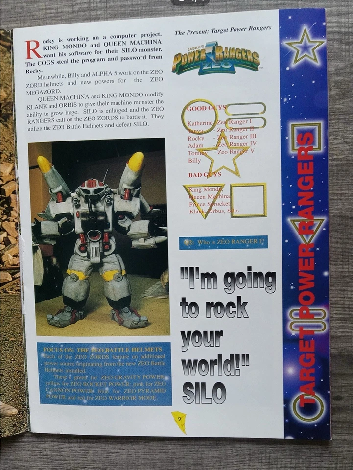 Vintage POWER RANGERS- Chronicles Magazine Issue 3 Masked Rider 1996 - Image 4 of 4