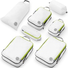 Large Compression Packing Cubes for Travel-Packing Cube Luggage Organizers 7 ...