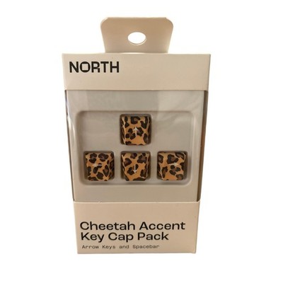 New North Cheetah Accent Key Cap Pack for Keyboard Key Covers Arrows Spacebar 