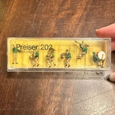 Preiser 202 HO Scale Miniature Figures Gr. 9 German Band Musicians
