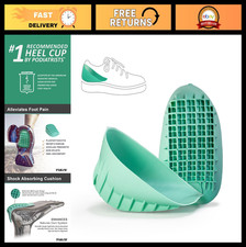 Heavy Duty Heel Cups - Shock-Absorbing Inserts for Plantar Fasciitis  Heel Pain