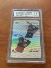 Ethan & Jackson Holliday 2023 Leaf Exclusive Rookie Silver Wave /25 Graded 10
