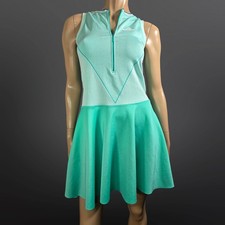 Adidas Stella McCartney Barricade Tennis Dress Size L Vibrant Mint Green