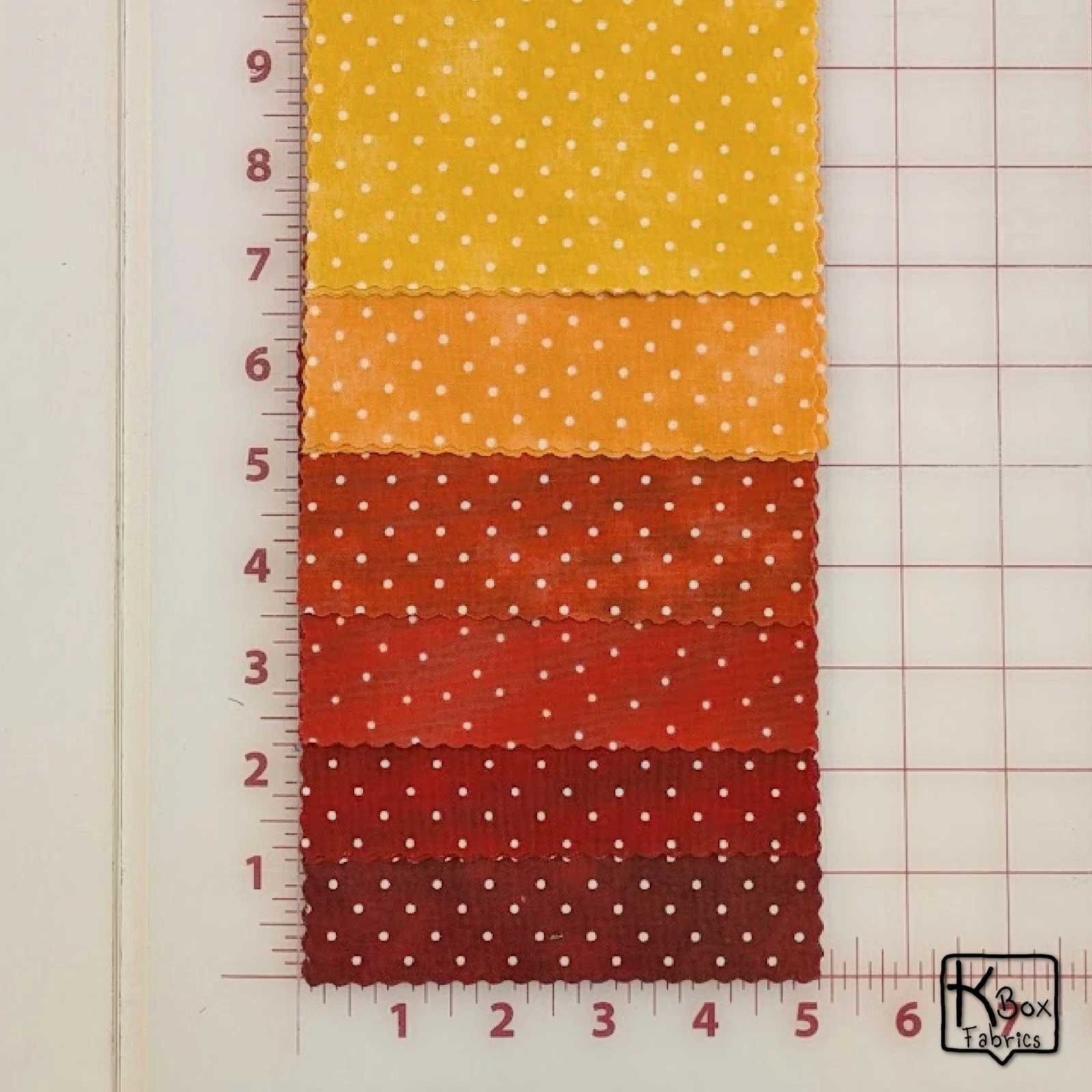 Quilting Cotton Fabric 5" Charm Pack Maywood Studio Basics Bountiful Polka Dots - product detail image 7