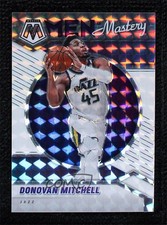 2020-21 Panini Mosaic Men of Mastery White Prizm 5/25 Donovan Mitchell #8 3d3
