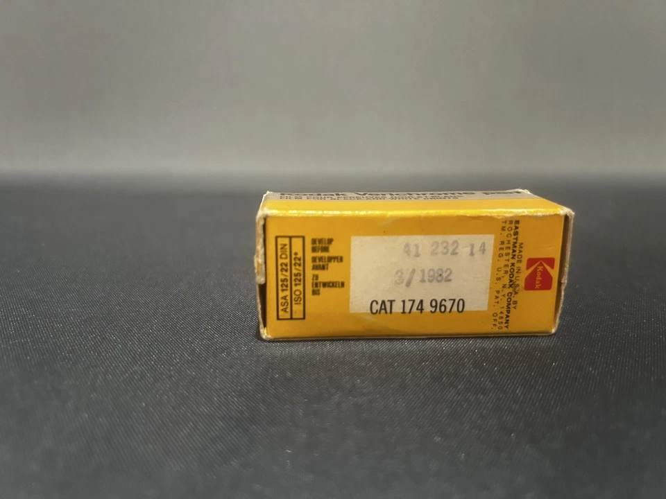Kodak Verichrome Pan VP127 Film – Expired 03/1982 – Sealed Vintage Box - Image 3 of 4