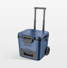 NEW Ninja FrostVault 30-Qt Wheeled Cooler with Dry Zone in Lakeshore Blue- SALE