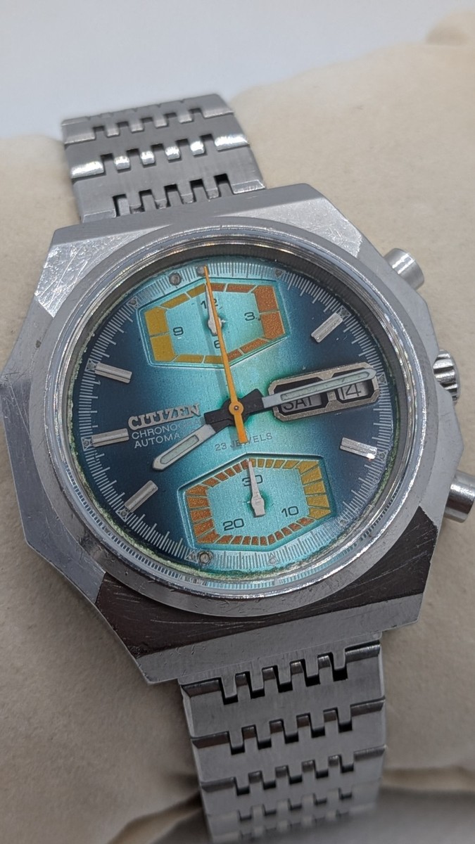 コレクション 7C Vintage Citizen 8110A 67-9151 23 Jewels Chronograph Watch | eBay