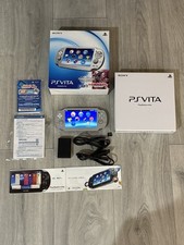 Sony PS Vita ICE Silver Fantasy Star Edition PCH-1000 Complete In Box Near Mint