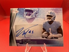 Kyler McMichael 2022 SAGE Sneak Peek Autographs Auto SPA-KM2 Tar Heels Steelers