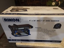 Rikon 4In X 36In Belt / 6In Disc Sander New Sealed In Box