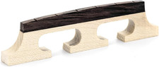 6 String Banjo Bridge 3 Legged Banjo Parts Maple Ebony